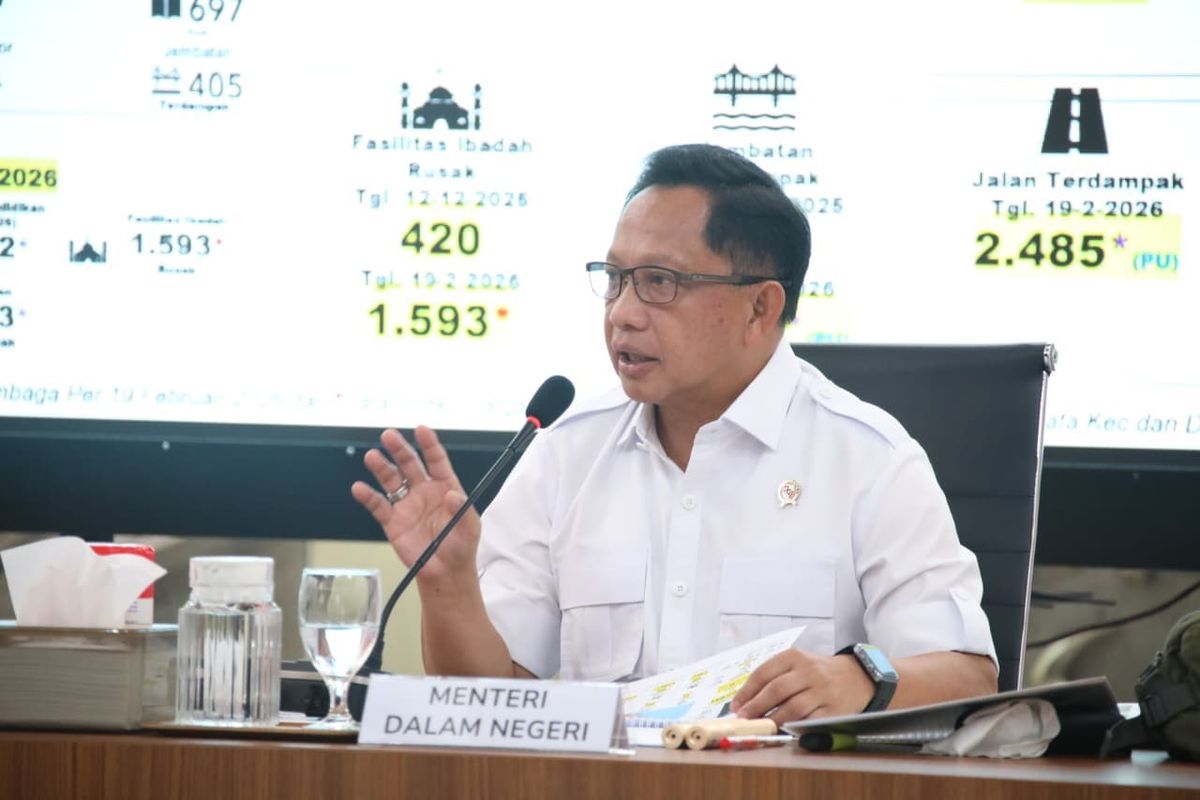 Akselerasi Pemulihan Sumatra: Mendagri Tito Karnavian Minta 16 Kementerian Segera Realisasikan Program Rehab-Rekon