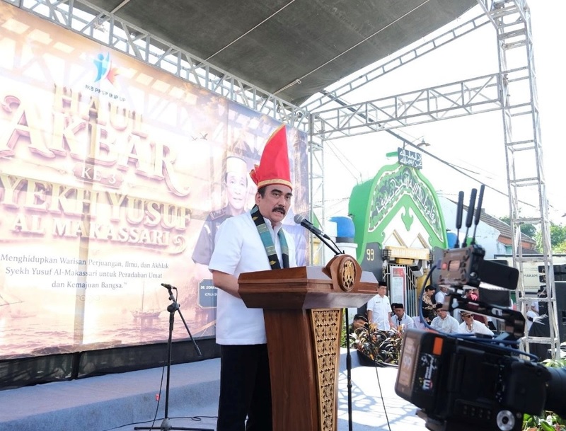 Ribuan Peziarah Penuhi Acara Haul Syekh Yusuf Al Makassari, Tuntut Semangat Kepahlawanan