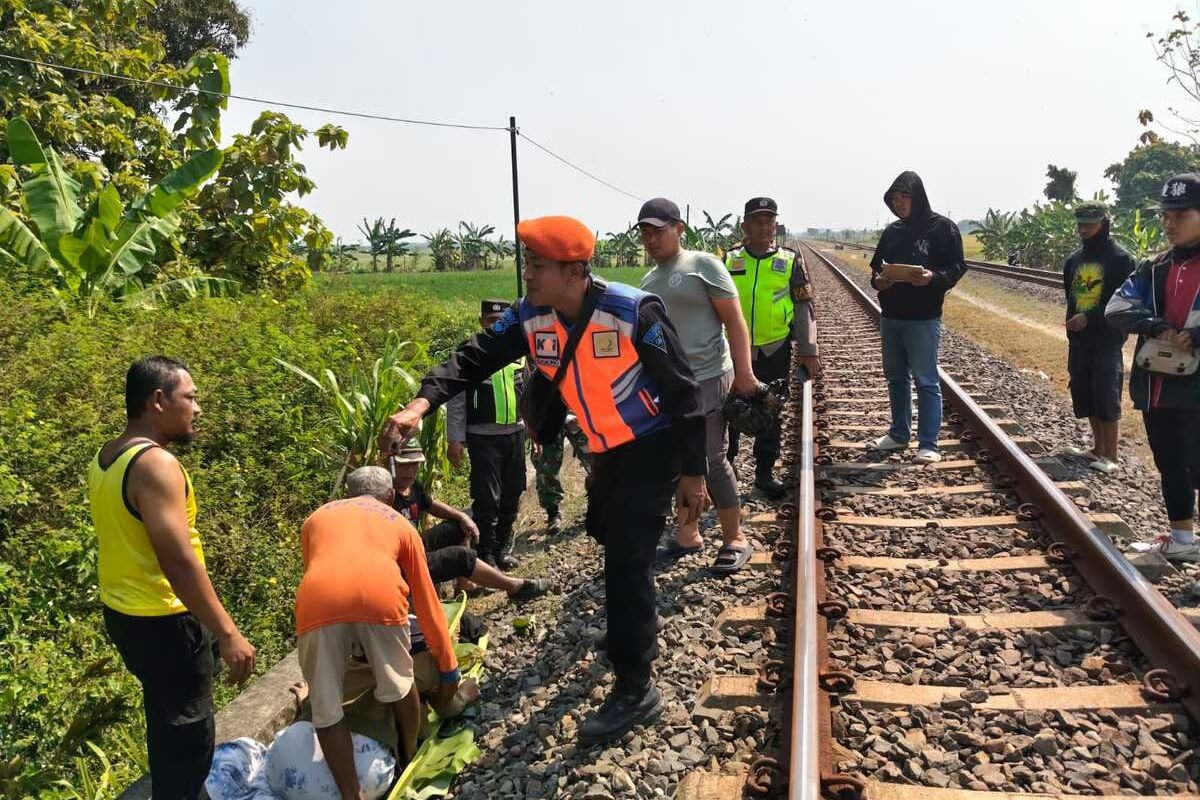 Petani Lansia di Grobogan Wafat Tragis Usai Ziarah, Tertabrak Kereta Api Peti Kemas