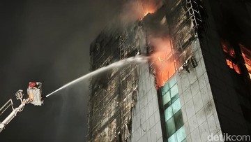 Kobaran Api Lalap Gedung Bapenda DKI Jakarta, Sisa Bangunan Jadi Saksi Bisu