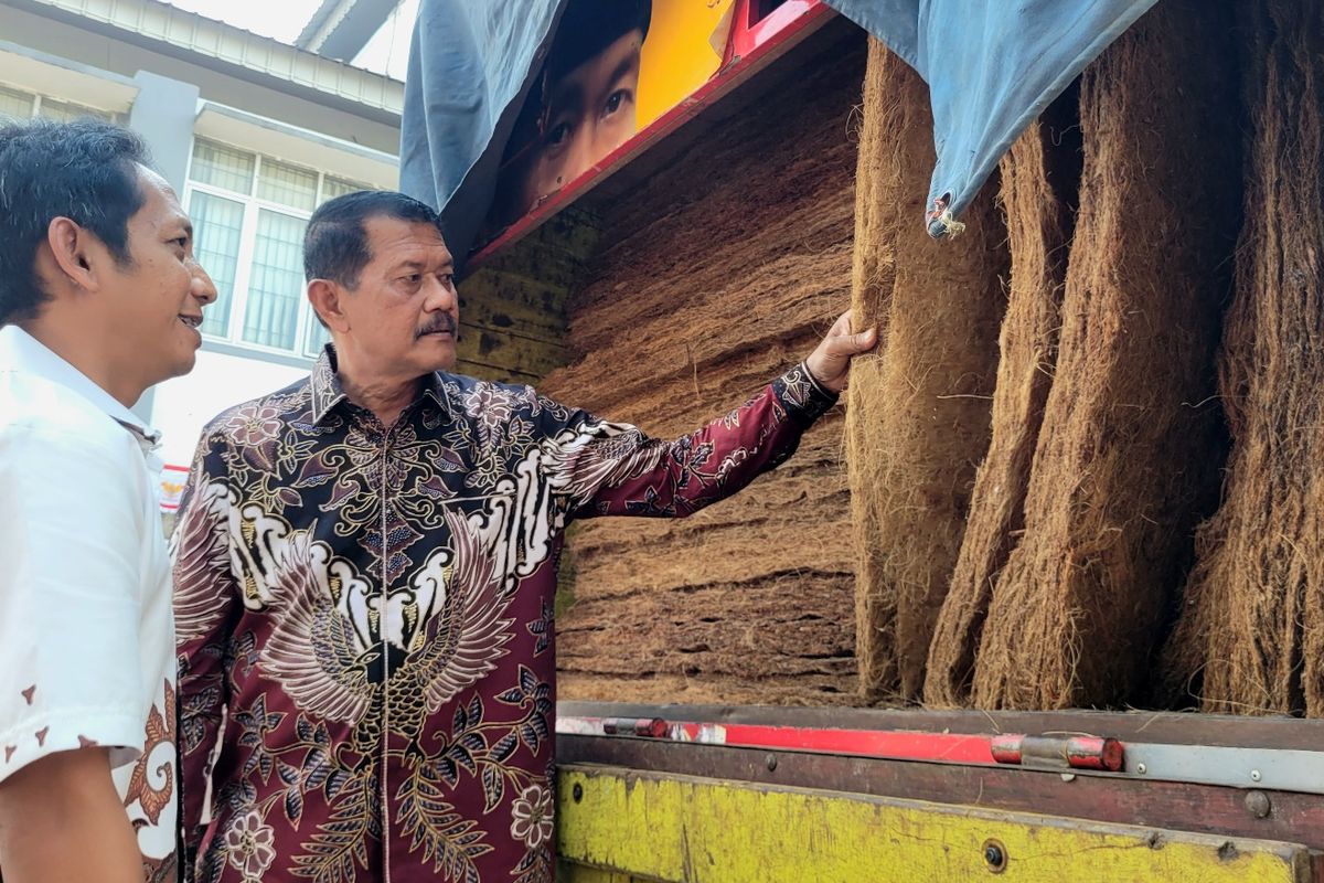 Serat Sabut Kelapa Warga Binaan Lapas Purwokerto Menuju Pasar Global, Ekspor Perdana ke China
