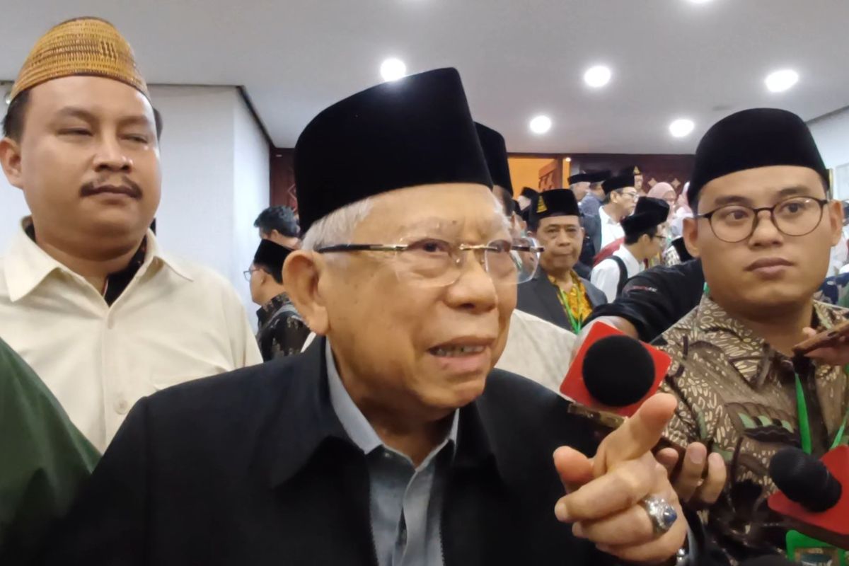 Wapres Ma'ruf Amin Serukan NU Jauhi 'Jerat' Tambang, Ingatkan Potensi Godaan