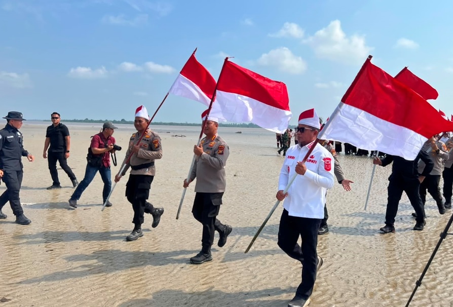 Polda Riau Perkuat Konservasi Pesisir Melalui Ekspedisi "Merah Putih Presisi"