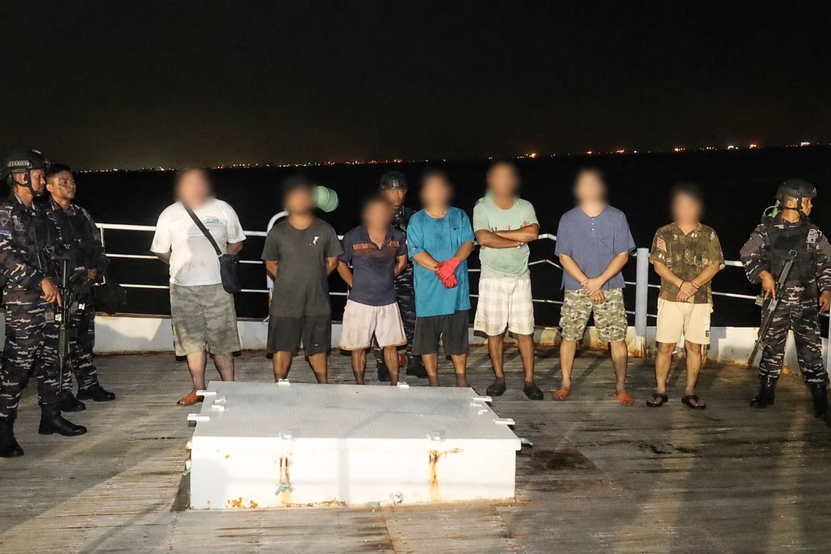 TNI AL Gagalkan Peredaran 1,3 Ton Narkoba di Perairan Riau