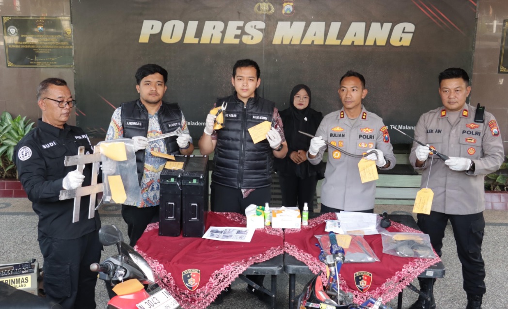 Jaringan Pencuri Baterai Tower Dibongkar, Rugikan Operator Telekomunikasi Ratusan Juta Rupiah