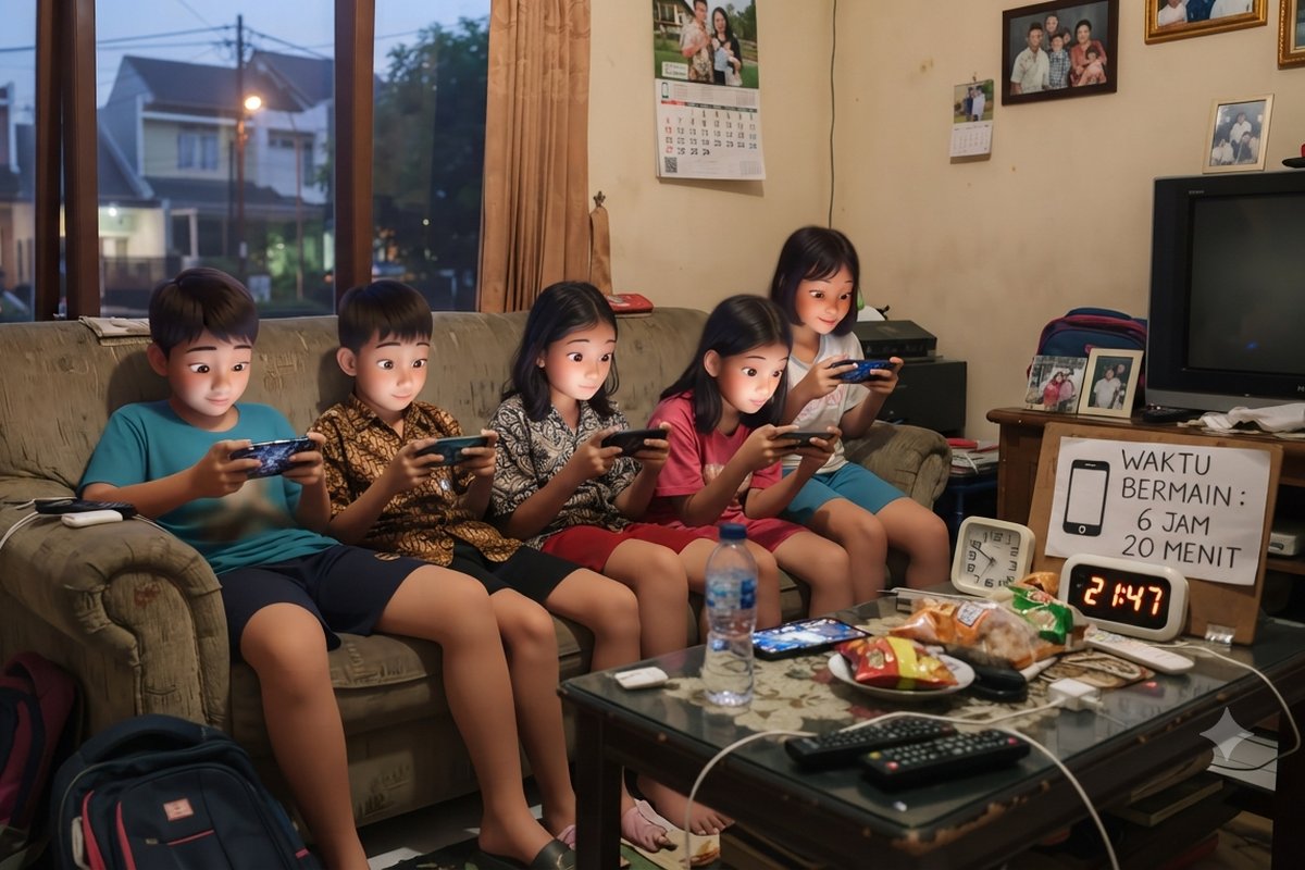 Waspada! Penggunaan Ponsel Anak 5-7 Jam Sehari, KPAI: Butuh Perhatian Serius Orang Tua