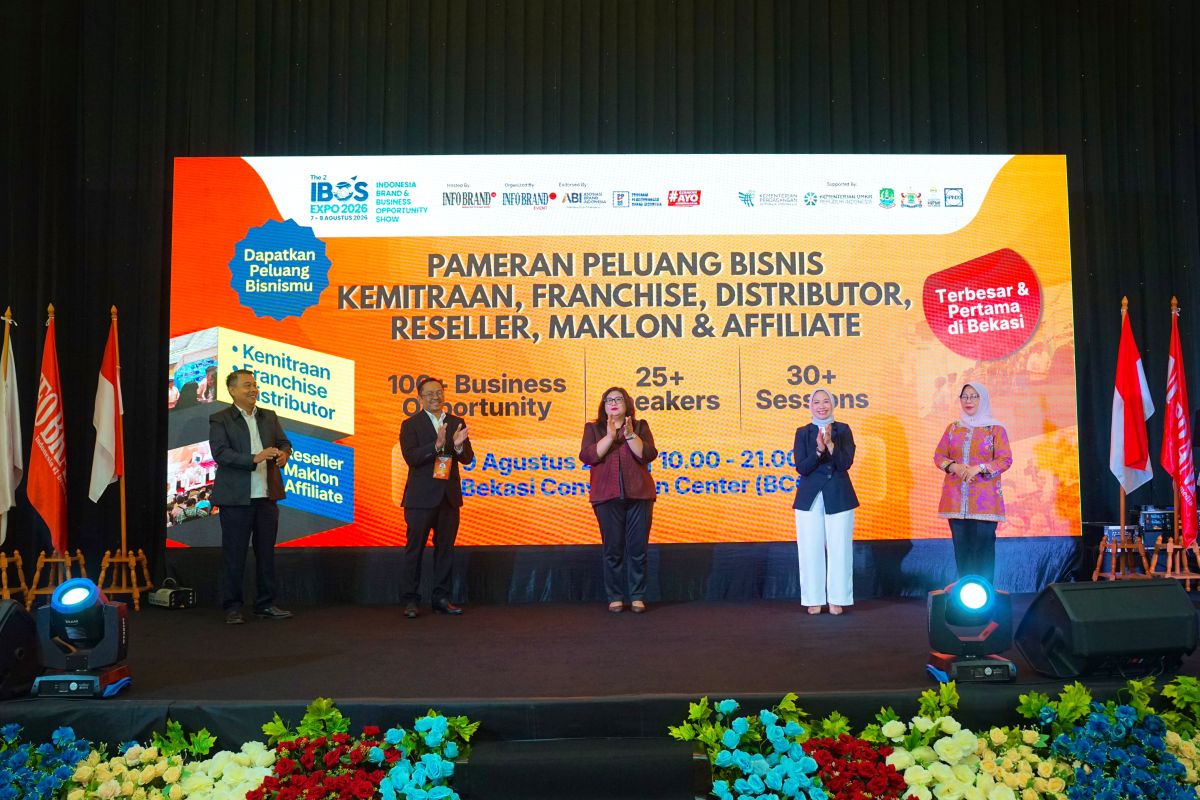 IBOS EXPO 2026 Dibuka, Pintu Gerbang Peluang Wirausaha Nasional dengan Ratusan Brand Unggulan