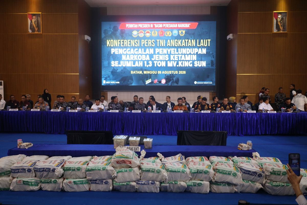 Gagalkan 1,3 Ton Narkoba di Natuna, DPR Mendesak Pengusutan Tuntas Jaringan Pengedar