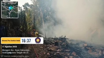 Puntung Rokok Jadi Biang Kerok, Ibu Meninggal dalam Kobaran Api di Grobogan