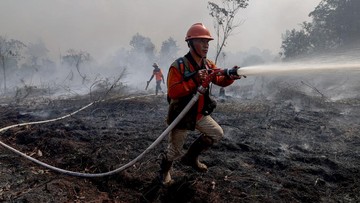 Kabut Asap Karhutla Kalimantan Melintasi Perbatasan, Kualitas Udara Sarawak Memburuk