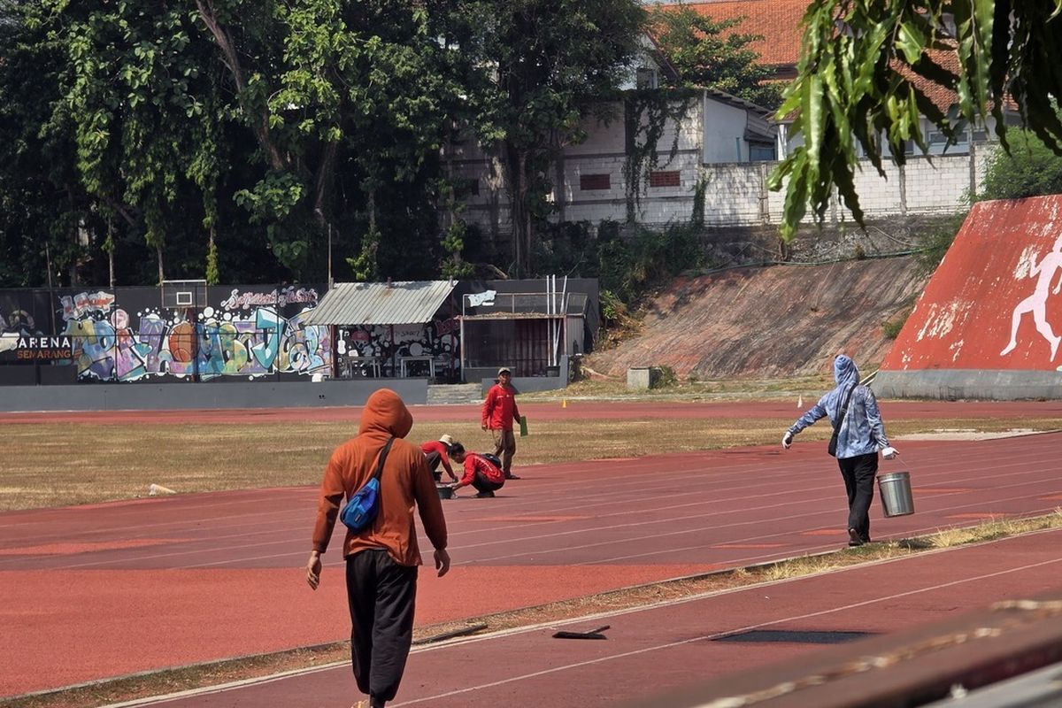 Gor Tri Lomba Juang Semarang Direvitalisasi, Anggaran Rp 3,3 M Ditujukan untuk Perbaikan Lintasan Atletik
