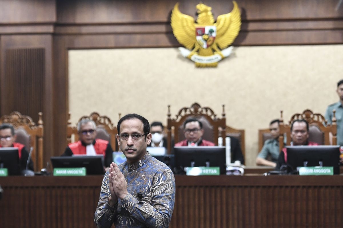 Momen Unik di Sidang Banding: Hakim Salah Panggil Nadiem Makarim dengan Sebutan "Pak Menteri"