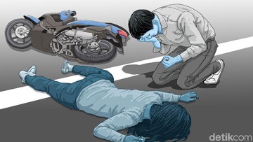 Pelajar Musi Rawas Meninggal Dunia Akibat Tabrak Truk Mogok di Jalan Desa