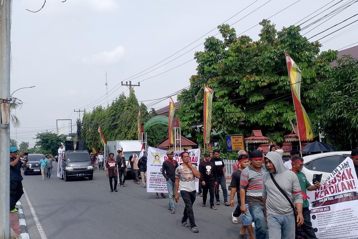 Dugaan Pungli Dana Perbaikan Jalan Rohul, LSM Desak Camat dan Kades Jadi Tersangka