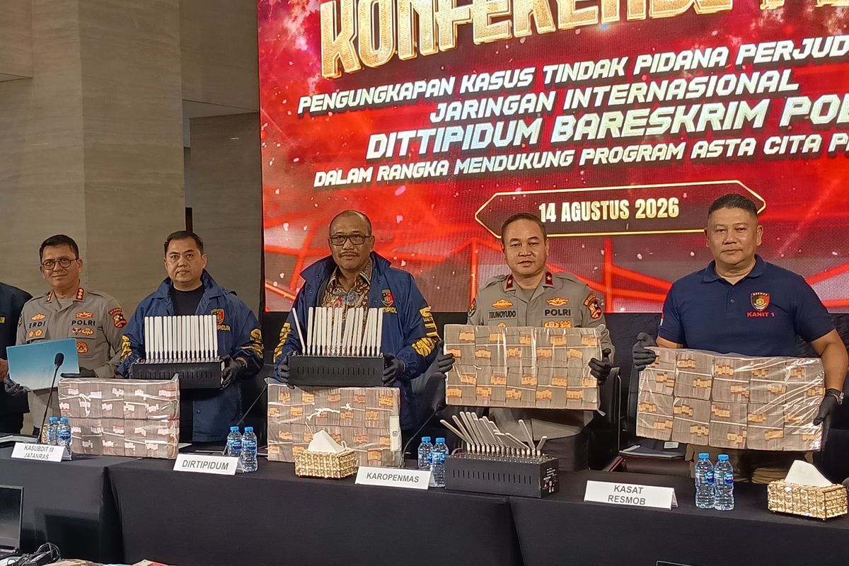 Bareskrim Polri Ungkap Jaringan Judi Online Internasional, Transaksi Capai Rp 890 Miliar