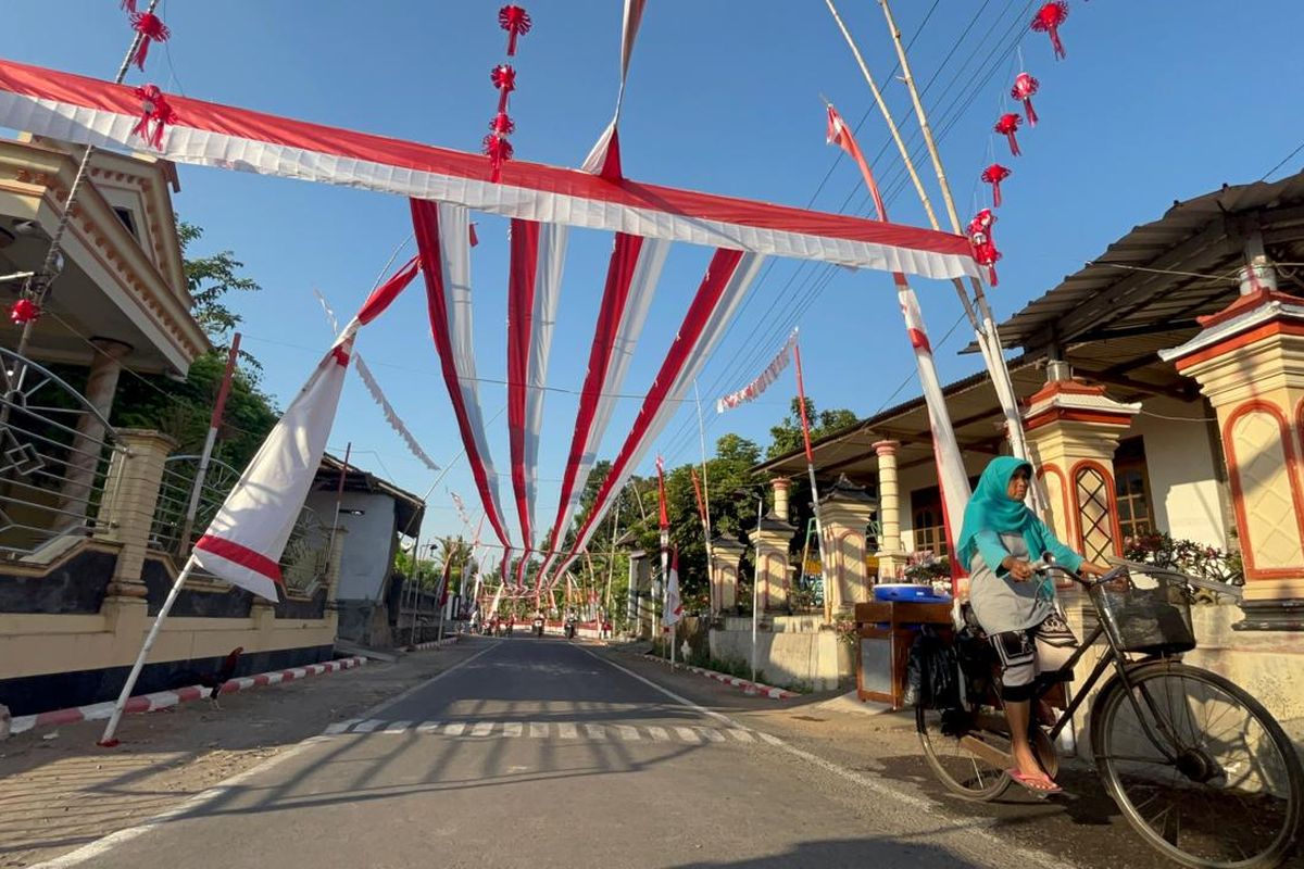 Merajut Merah Putih 1,2 Km Lewat Tabungan Rp 5.000: Semangat HUT RI di Sukoharjo