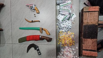 Jaringan Pengedar Obat Ilegal di Bogor Dibongkar, Ribuan Pil dan Senpi Rakitan Diamankan