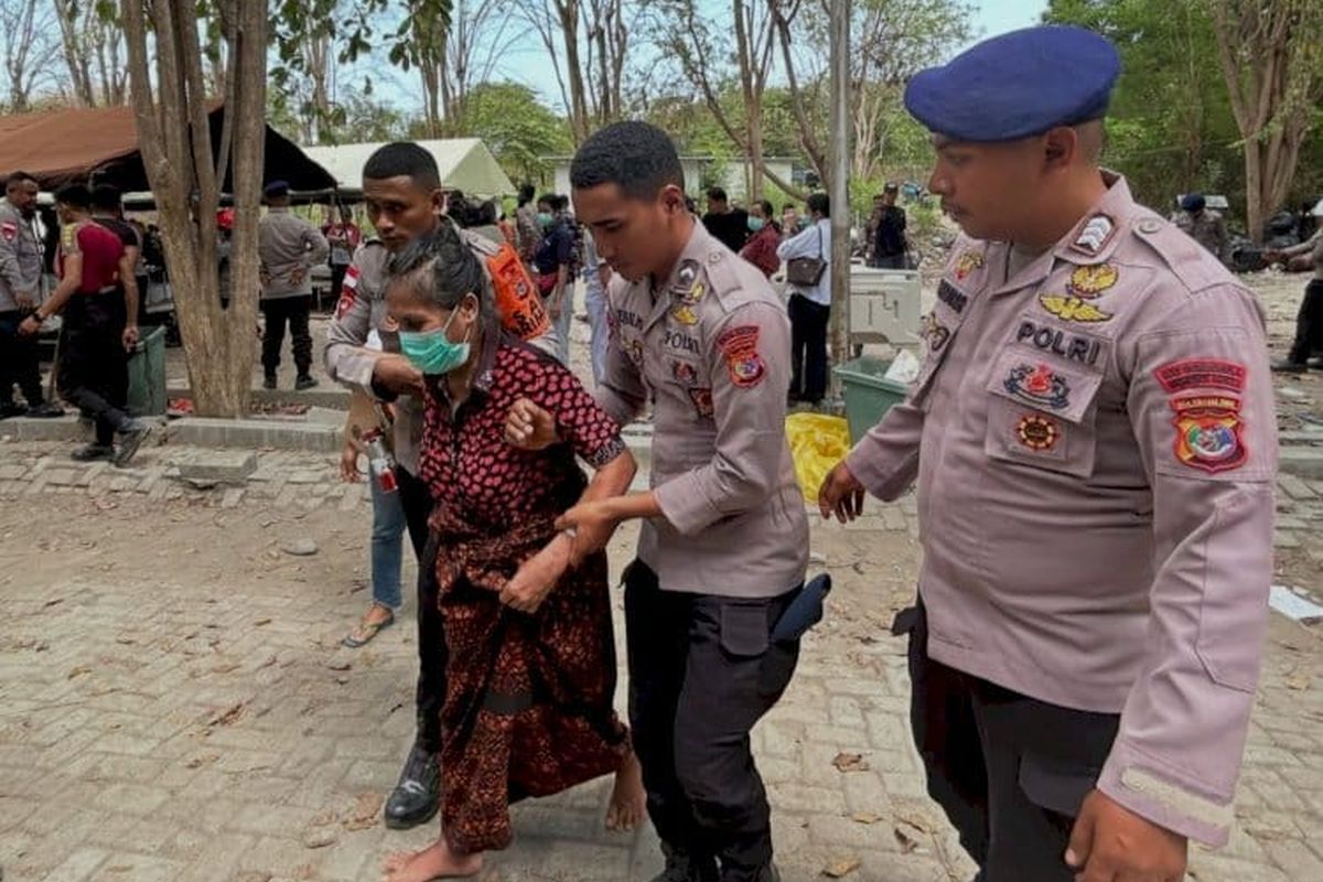Respons Cepat Polda NTT: 845 Personel Dikerahkan Bantu Korban Gempa Flores