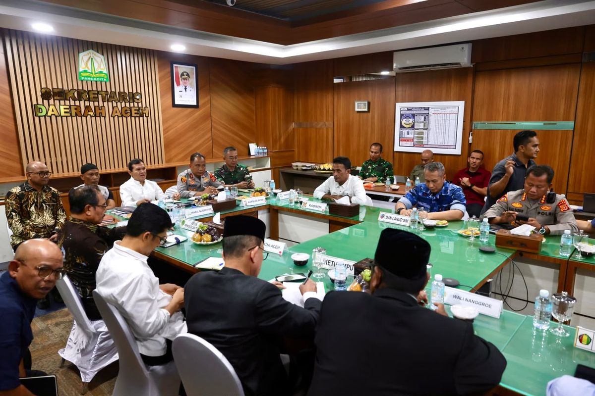 Forkopimda Aceh Adakan Rapat Khusus Bahas Kericuhan Hari Damai, Desak Kejelasan Hukum Bendera Bulan Bintang dari Kemendagri