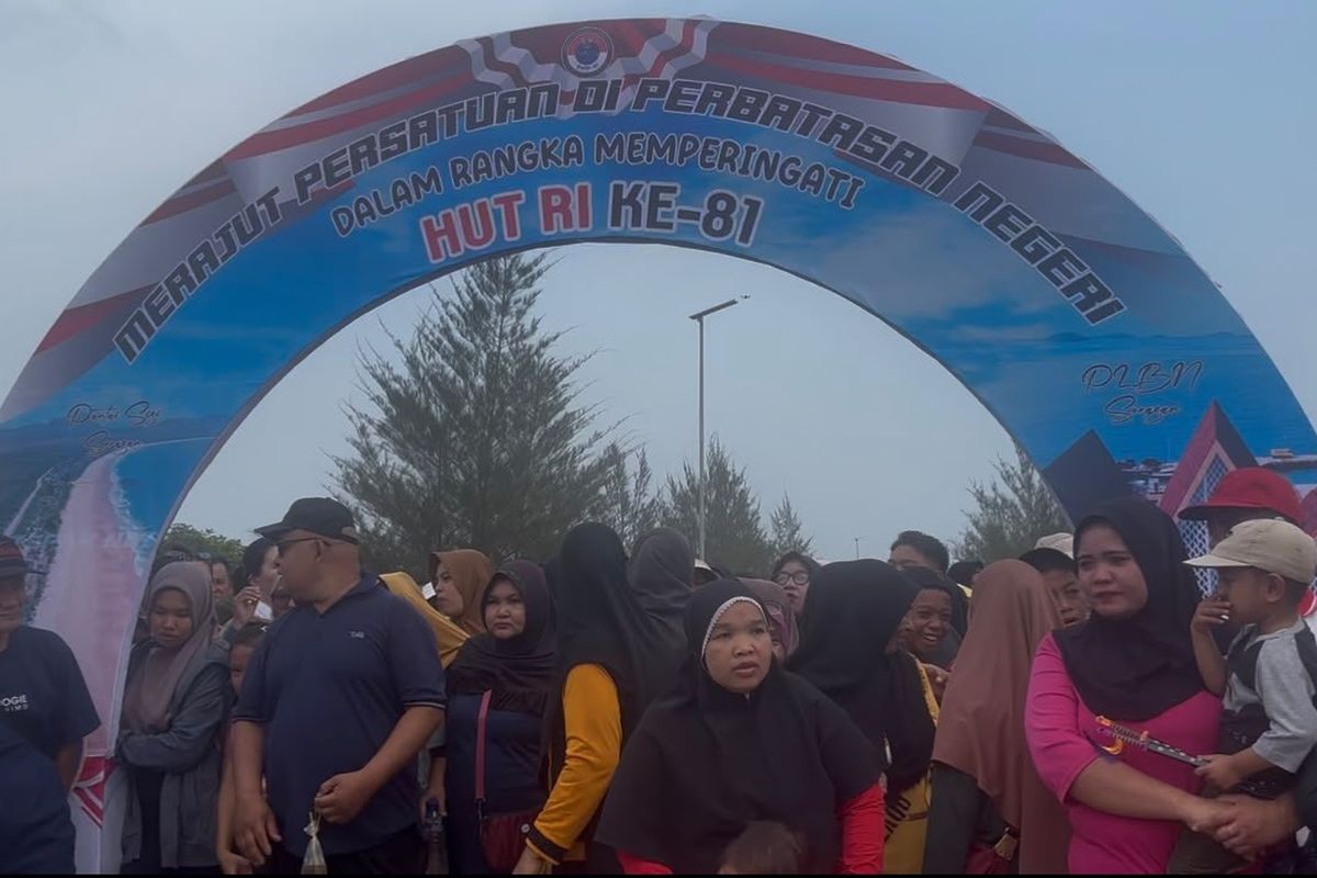 Semangat Merah Putih Berkobar di Pulau Terluar Natuna Sambut HUT ke-81 RI
