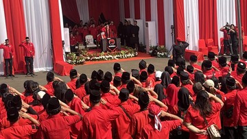 Megawati Pimpin Renungan Kemerdekaan di Sekolah Partai, Absen dari Upacara Istana Negara