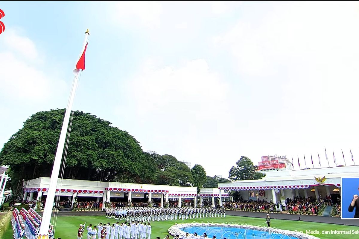 Momen Sakral Pengibaran Sang Saka Merah Putih di Istana: Puncak Perayaan HUT RI ke-81
