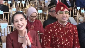 Momen Harmonis Raffi Ahmad dan Nagita Slavina di Perayaan Kemerdekaan RI ke-81 di Istana Negara