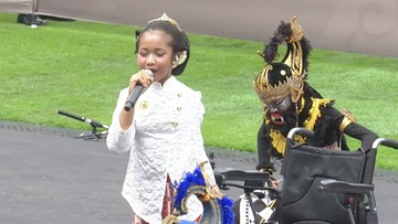Sindhen Cilik Savia Aulia Pukau Istana Merdeka, Bukti Talenta Tanpa Batas
