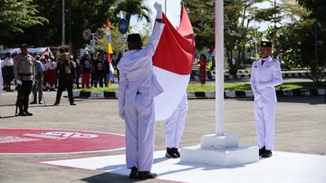 PLBN Skouw Peringati HUT RI ke-81, Perkuat Simbol Kedaulatan Bangsa di Perbatasan Papua
