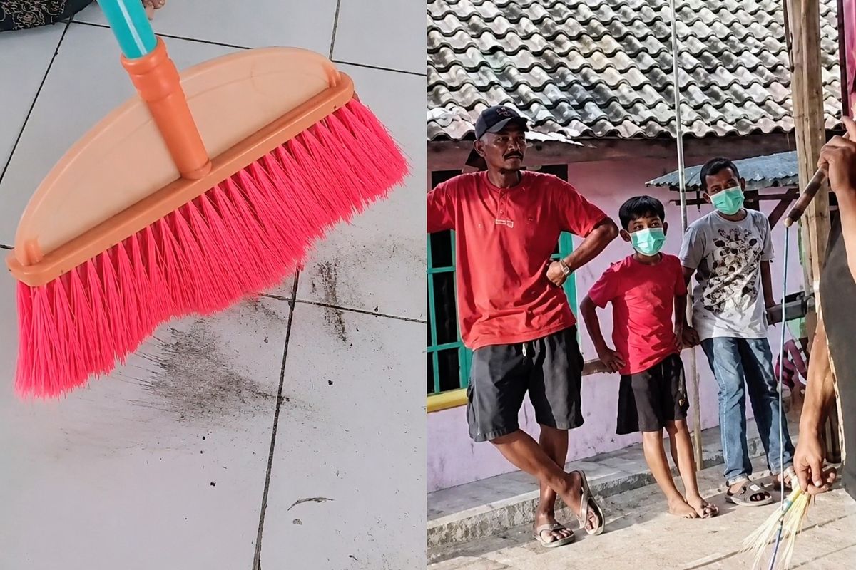 Aktivitas Vulkanik Anak Krakatau, Abu Hitam Mulai Menyelimuti Pulau Sebesi, Warga Ambil Langkah Pencegahan