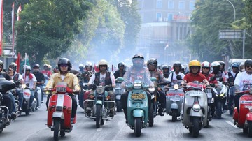Bikers Gelar Konvoi Kebangsaan di Tangerang, Deklarasi Pelopor Kamtibmas dan Keselamatan Berlalu Lintas di HUT RI ke-81
