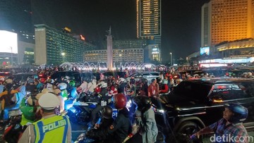 Bundaran HI Kembali Lancar Pasca Kemeriahan Karnaval Malam Merdeka HUT RI