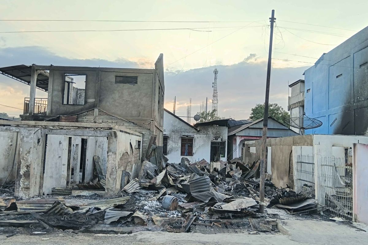 Gempa Flores M 7,7 Picu Kebakaran Hebat, 4 Rumah Ludes Terbakar di Manggarai