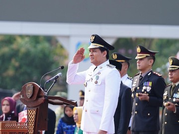 Momen Tak Terduga di Alun-alun Indramayu: Pengunjung Mendekat Saat Upacara HUT RI
