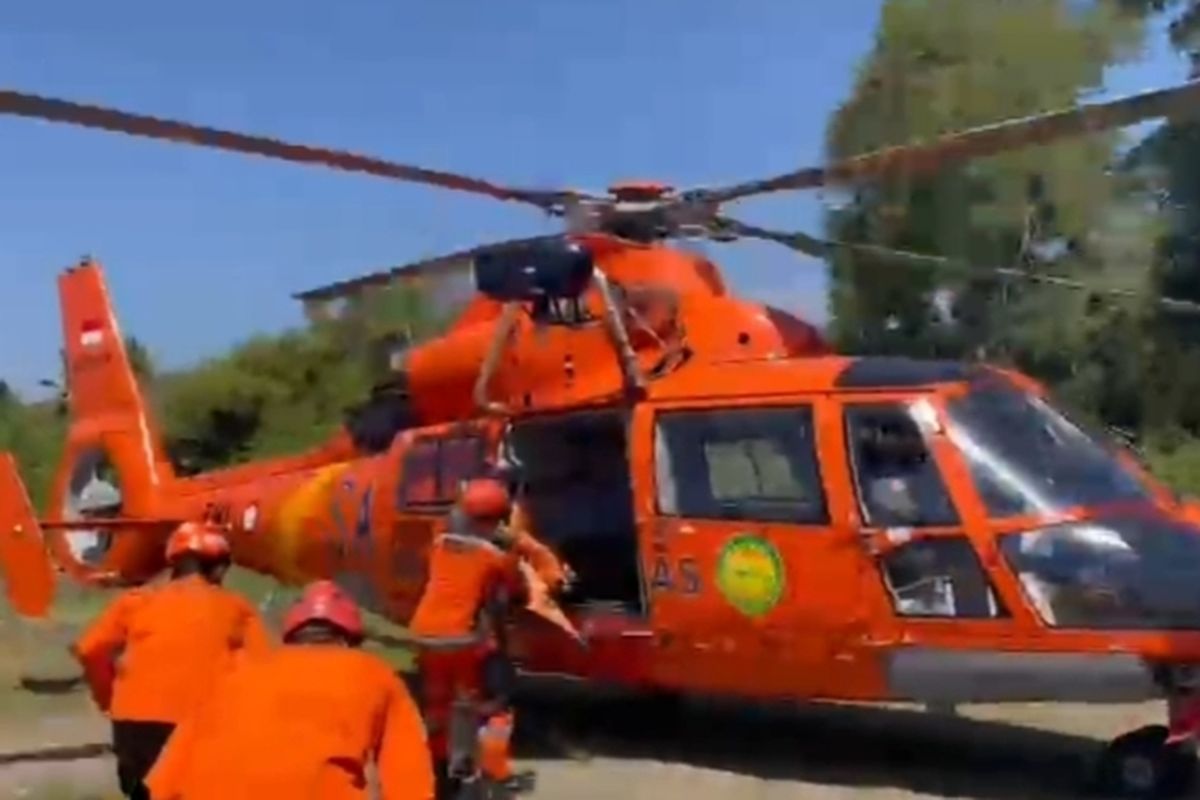 Helikopter Jemput 7 Korban Luka Gempa Flores, Dibawa ke Labuan Bajo Demi Penanganan Medis