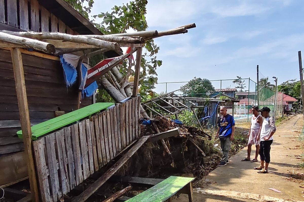 Angin Kencang Guncang Sebuku Nunukan, Puluhan Bangunan Rusak