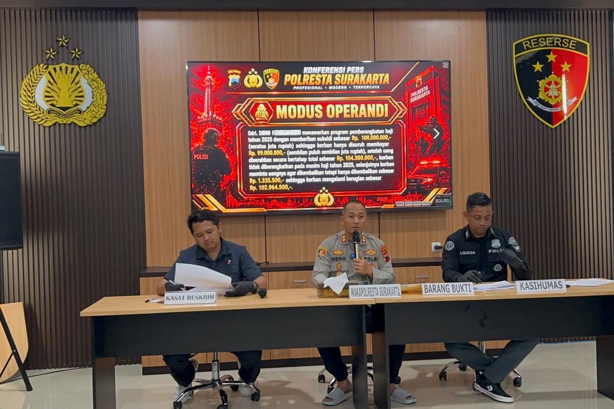 Modus Iming-Iming Haji Murah, Karyawan Swasta di Solo Terjerat Kasus Penipuan Rp104 Juta