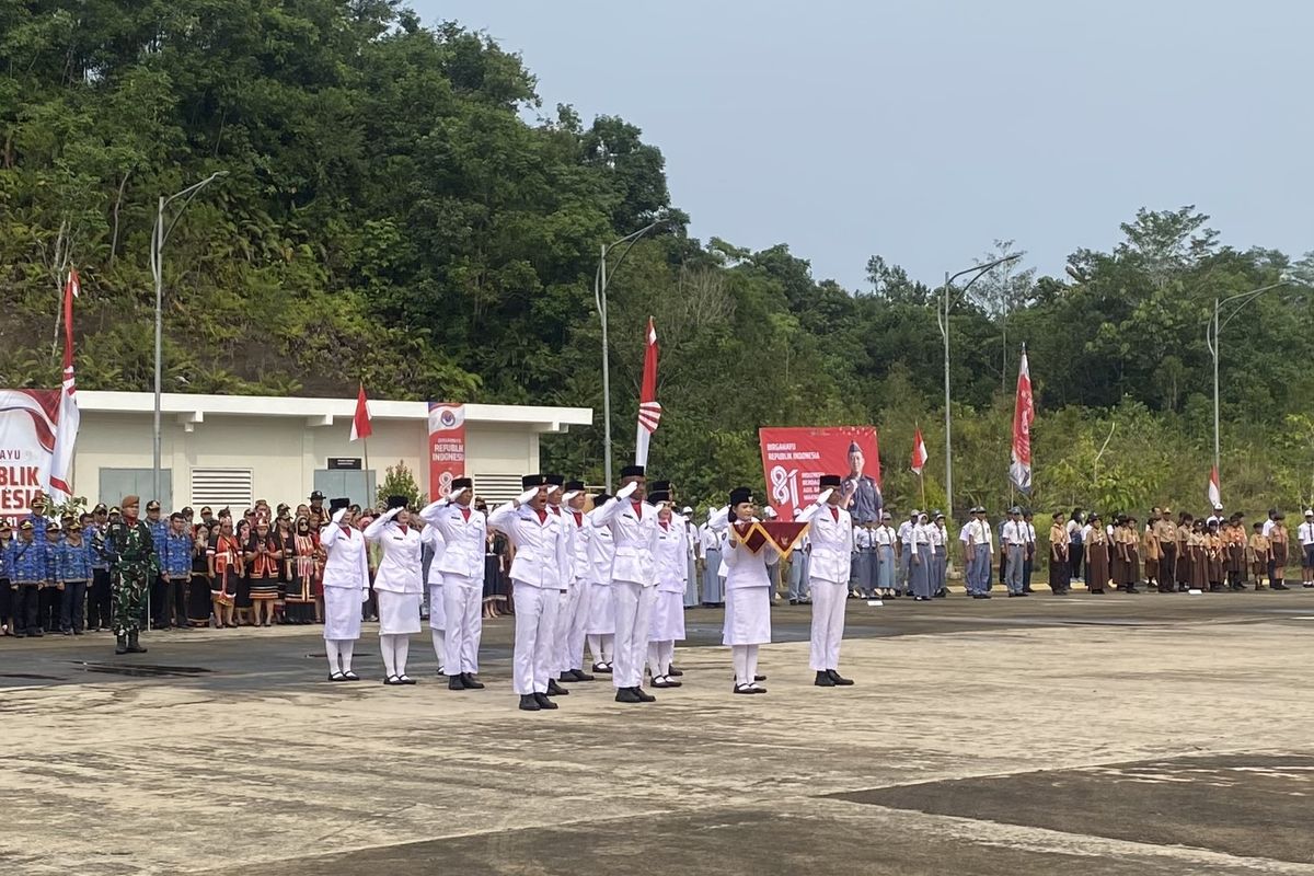 Momen Kebanggaan di Perbatasan: Paskibra Jagoi Babang Raih Impian Masa Muda