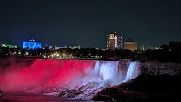 Air Terjun Niagara Berkilau Merah Putih: Simbol Kebanggaan Indonesia di Kancah Internasional