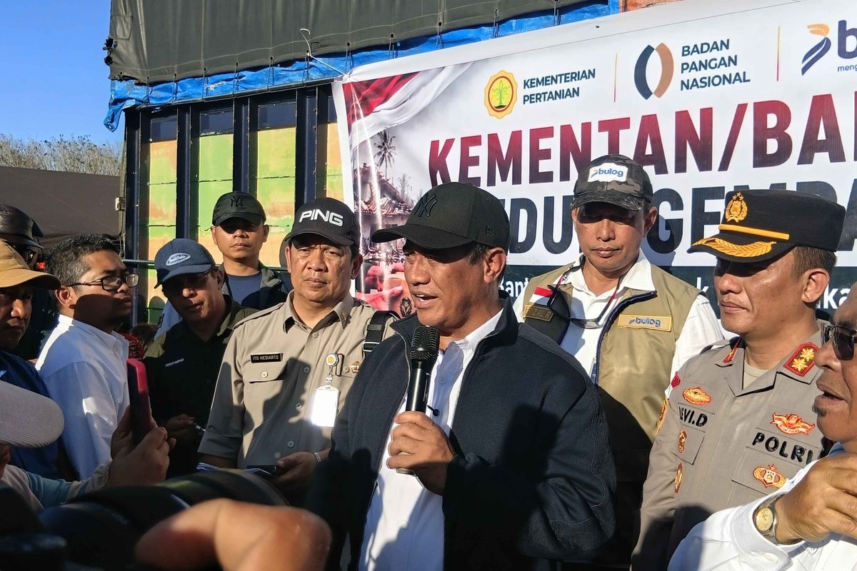 Pascagempa Flores M 7,7, Kementan Berkomitmen Penuh Pulihkan Lahan dan Ganti Alsintan Petani