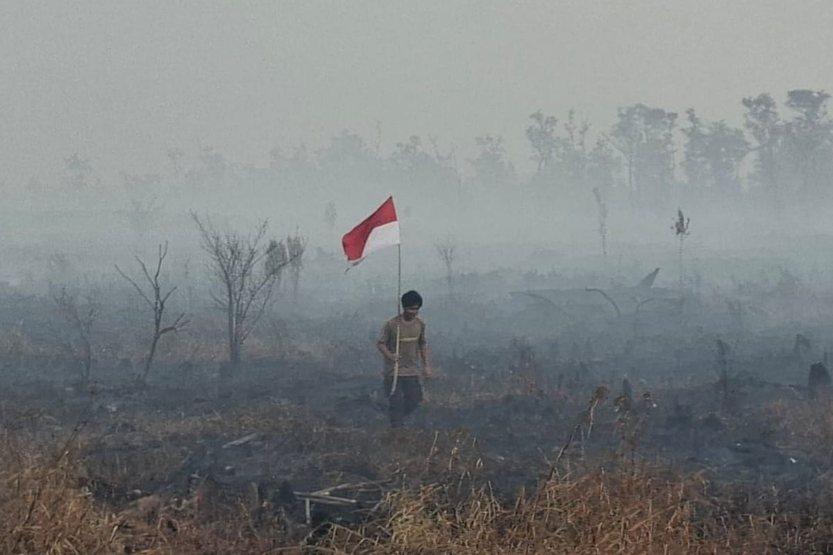 Karhutla Palangka Raya Diduga Akibat Kesengajaan, Penyelidikan Intensif Berlangsung