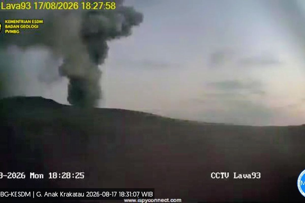 Aktivitas Gunung Anak Krakatau Meningkat, Tak Ada Kaitan dengan Gempa NTT dan Cincin Api
