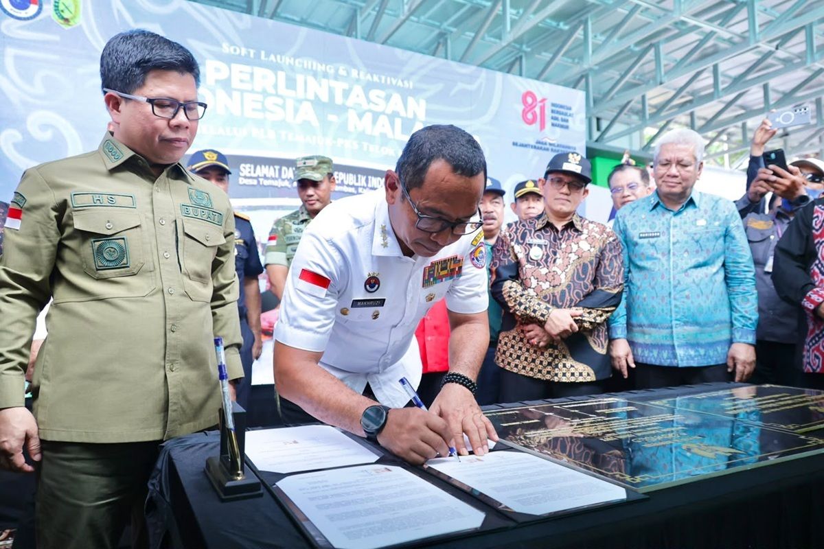 Jalur Resmi RI-Malaysia di Temajuk Kembali Dibuka untuk Akses Lintas Batas
