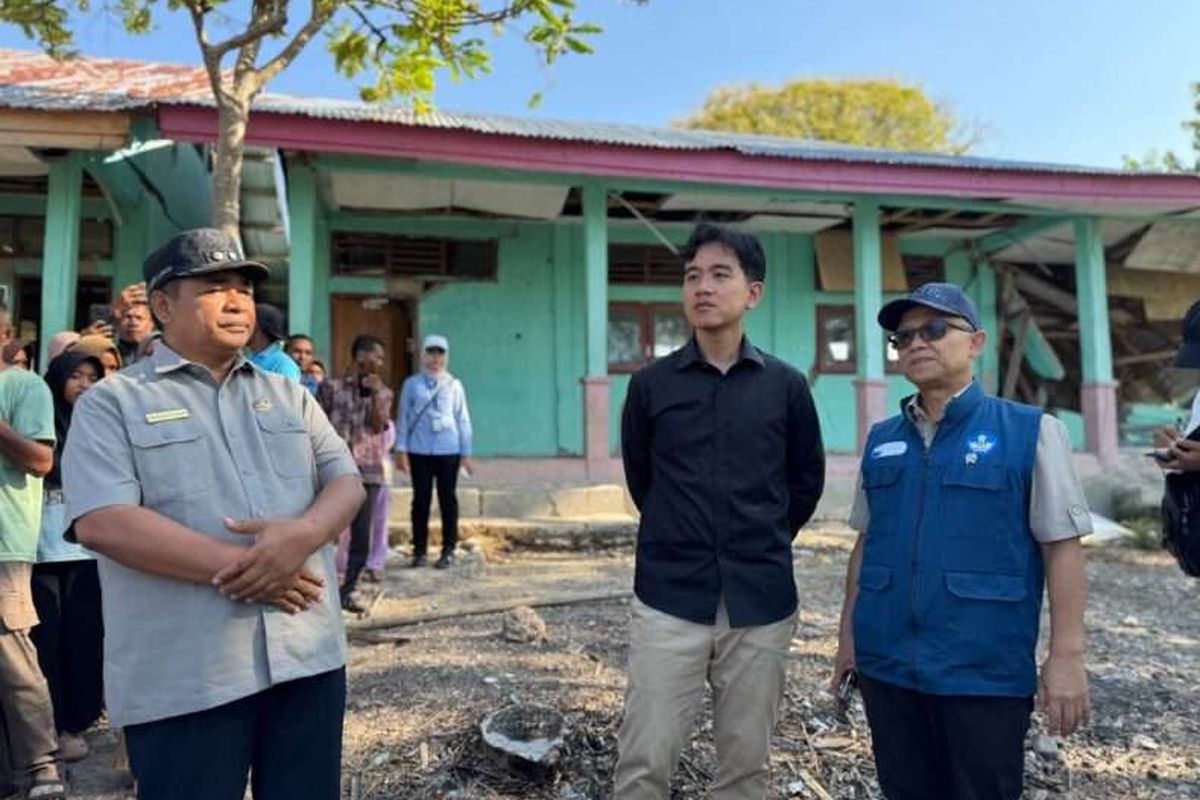 Tinjau Dampak Gempa Magnitudo 7,7 di Manggarai Timur, Wapres Gibran Pastikan Pemulihan Fasilitas Pendidikan