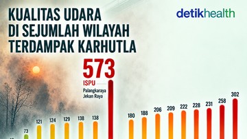 Kabut Asap Karhutla Memburuk, Muaro Jambi dan Palangkaraya Berstatus Udara Berbahaya