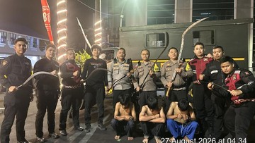 Cegah Aksi Kriminalitas, Polres Bogor Amankan Tiga Remaja yang Terlibat Tawuran di Cibinong