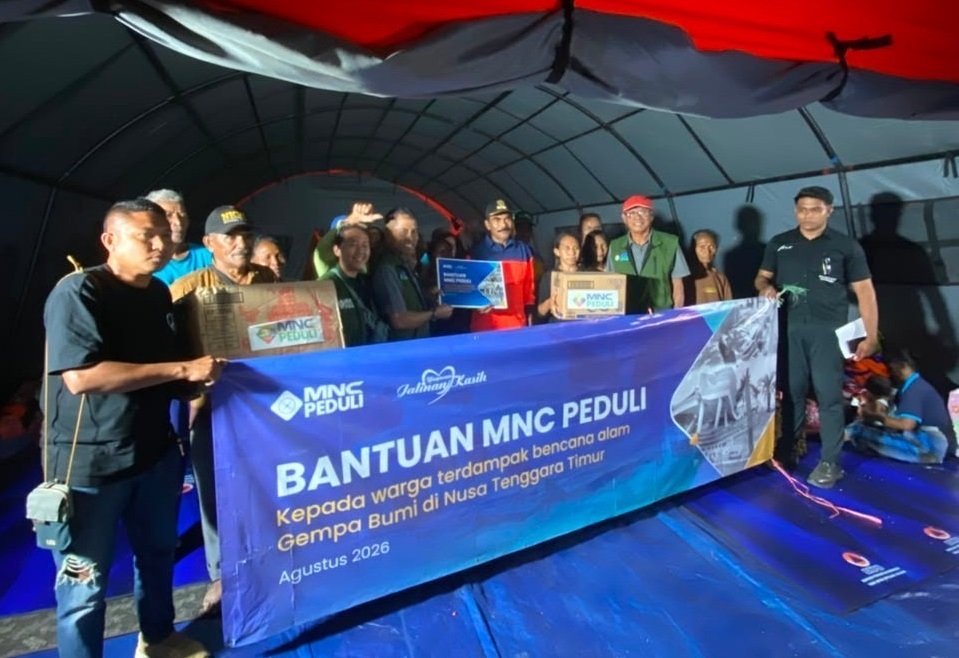 Aksi Kemanusiaan MNC Peduli Ringankan Beban Korban Gempa di Nagekeo