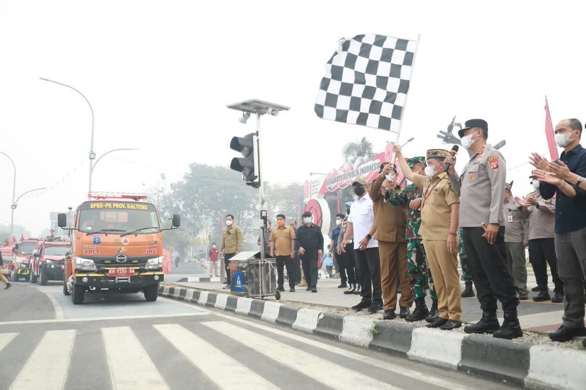 Langkah Strategis Pemprov Kalteng Tangani Darurat Karhutla Melalui Sinergi Lintas Sektor