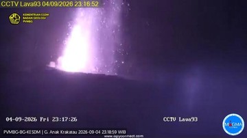 Waspada Getaran Erupsi Gunung Anak Krakatau, BPBD Banten Berikan Penjelasan Terkini