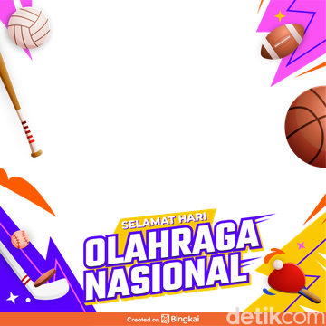 Semarakkan Hari Olahraga Nasional 2026 dengan Twibbon Kreatif, Begini Cara Aksesnya!